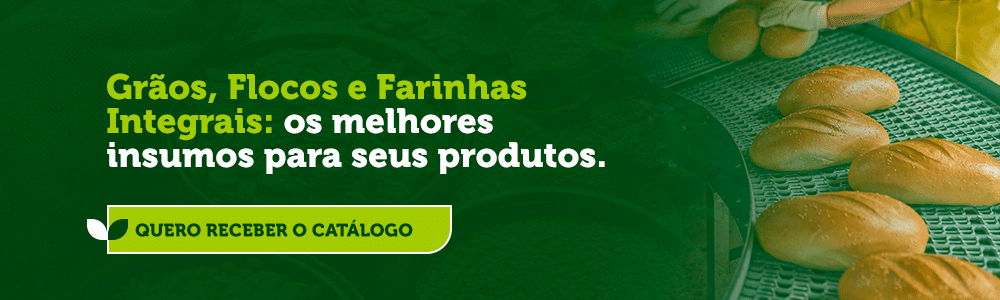 Catálogo de grãos, flocos e farinhas